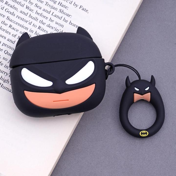 BATMAN SILIKON Cover For Apple Airpods Pro/ Pro 2nd Gen Premium Earbuds Protective Cover (Headphone not included)