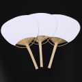 60 pcs/lot wedding White Paddle Fan for wedding decoration.