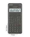 High Quality - Casio FX-82MS-2 Scientific Calculator - Battery Powered - Black - Easy to Use and Maintain - Reliable and Durable. 