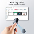iFlashDeal Presenter Presentation Clicker Page Turning Pen Laser Pointer Pen USB RF Presenter Universal 2.4Ghz Office Presentation Clicker with Hyperlink for Keynote PPT Mac PC Laptop.