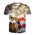 USA Flag T Shirt Men Women Fashion Oversized T-shirt Kids Boy Girl Tops Tees Stripe Print American Flag Tshirt 3d Camiseta.