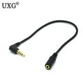 3.5mm connector TRS to trrs converter cable 3-pole TRS female to 4-pole trrs plug.