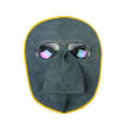 Welding cowhide, lightweight cap, thermal insulation and protective mask, argon arc welding special face mask.