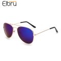 Elbru Children Reflective Colore Sunglasses Baby Fashion Square Metal Sun Glasses Kids Outdoor UV400 Eyeglasses For Girls Boys. 