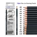 14 Pieces Sketch Drawing Pencils Set. 