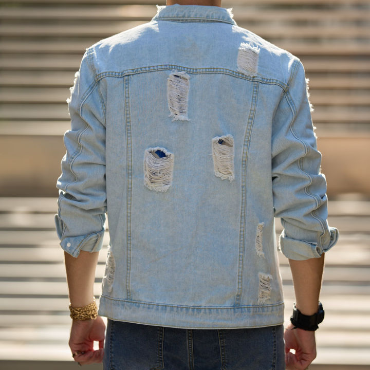 Autumn%20New%20Men%20Streetwear%20Fashion%20Solid%20Holes%20Slim%20Denim%20Jacket%20High%20quality%20Male%20Casual%20Jacket%20Coat%20-%20Image%204
