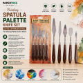 Painting Spatula Palette Knife Set 5 Pcs for Mixing Paints & Art Work. 