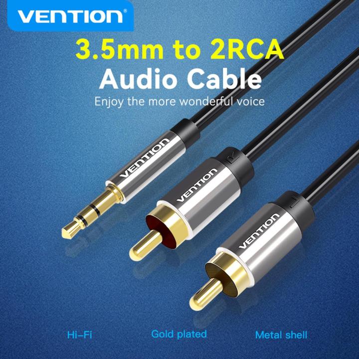 Vention BCF 3.5mm  ( 3M/5M/10M)  Any 1 Male to 2RCA Male Audio Cable