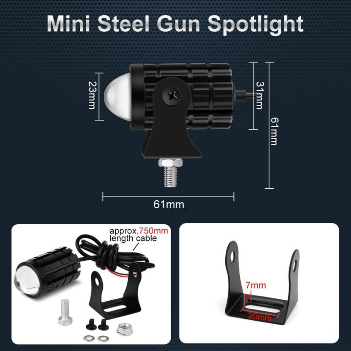 Bike%20Or%20Car%20Mini%20Drivig%20Led%20Fog%20Light%202%20Colour%201%20Pcs,%20white%20&%20yellow%20-%20Image%202