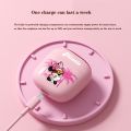 Disney M1 Half In-Ear Bluetooth Headphones Wireless Dual Stereo Noise Cancelling Subwoofer Touch Long Standby Headphones Cute. 