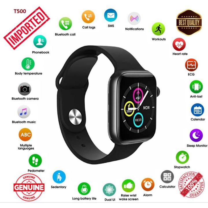 T500 Sport Smart Watches Fitness Tracker Heart Rate Reminder Sleep Monitor Smartwatch Waterproof Wristband For IOS Android - Smart Watch