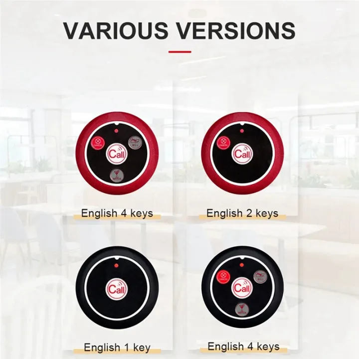 5Pcs%20Call%20Button%20Restaurant%20Pager%20Wireless%20Waiter%20Transmitter%20433MHz%20for%20Hookah%20Bar%20Cafe%20Customer%20Service%20Red%20B%20-%20Image%203
