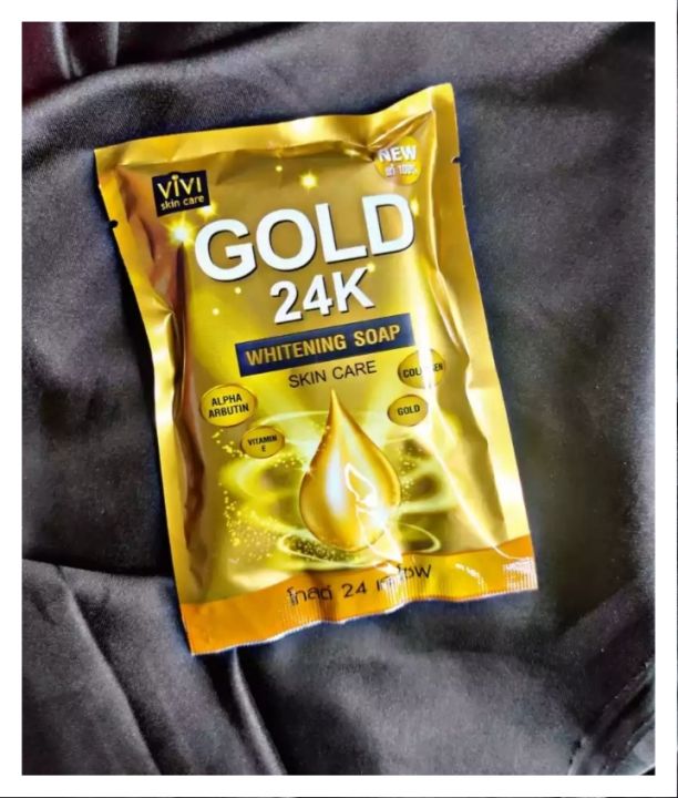 Vivi Skin Care Gold 24k Whitening Soap - 80gm