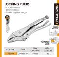 TOLSEN 10" Locking Pliers (10 inch or 250mm) Vise Grip Round Industrial Series Model: 10049. 