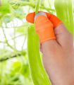 Silicone Thumb +5PCS Finger Protector Gears Cutting Vegetable Harvesting Knife Pinching Plant Blade Scissors Garden Gloves.