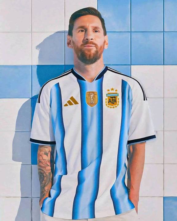 Argentina Jersey - Player Edition Jersey - Argentina AFC - Home/Away Kit - Special Fans Version Club Jersey 2025/26 - Thai Fabrics - Short Sleeve - New Football Jersey - Copa America Jersey 2026 Design - Premium
