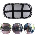 Chair Neck Headrest Massage Pillow Cushion Mesh Relief Car Truck Office Home Cushion Seat Chair Lumbar Back Support Chair. 
