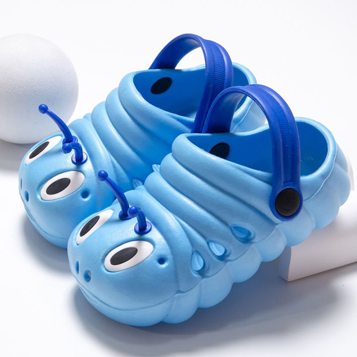 The third generation of upgraded Caterpillar summer cute men's and women's shoes hole cartoon children's sandals baby shoes a generation of hair