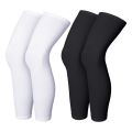 Sports Leg Sleeves Full Length Leg Compression Sleeve Cycling Leg Sleeves For Men Women Elastic Knee Thigh.