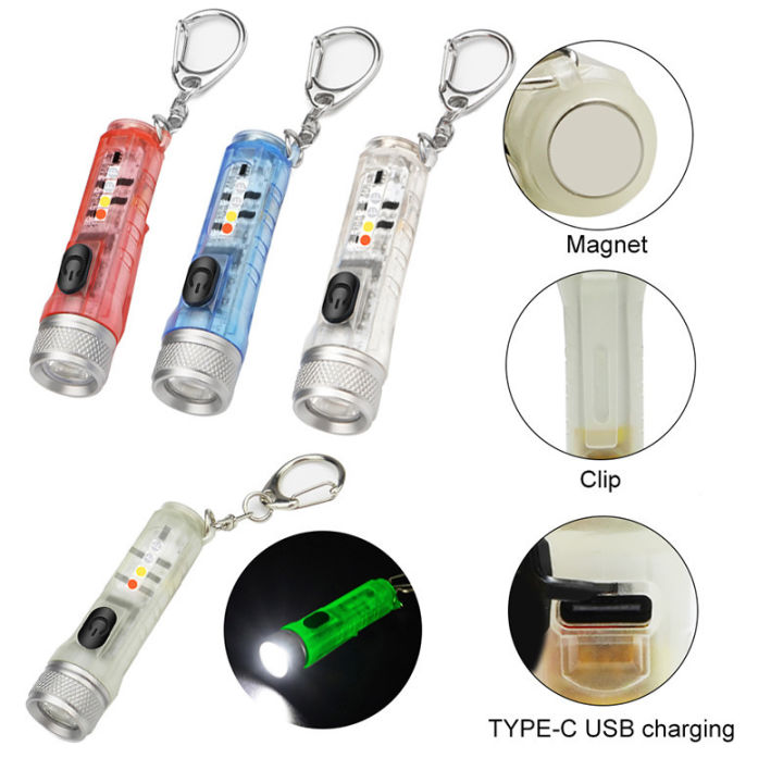 Mini%20Keychain%20LED%20Flashlight%20Multi-function%20Camping%20Flash%20Torch%20TYPE-C%20Fast%20Charging%20IP66%20Waterproof%20Fluorescent%20Magnetic%20Warnin%20-%20Image%202