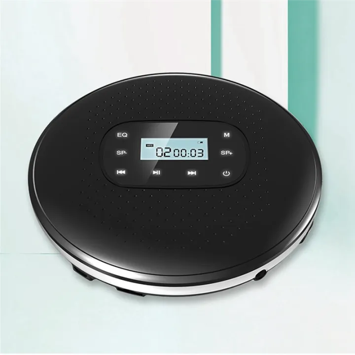 Portable%20CD%20Walkman%20Rechargeable%20Intelligent%20Touch%20Screen%20CD%20Player%20Digital%20Display%20Stereo%20Speaker%20for%20Student%20Easy%20to%20Use%20Black%20-%20Image%204