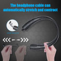 500mAh Bicycle Cycling Speaker Neck Hanging Earbuds Bluetooth-Compatible Neckband Headphones 32GB Storage Card for Outdoor.