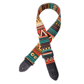 National Style Guitar Strap Acoustic Guitar Electric Guitar Universal Strap Retro Accessories Embroidery Accessories. 