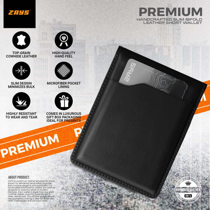 Zays%20Handcrafted%20Premium%20Leather%20Bifold%20Wallet%20%E2%80%93%20Slim,%20Durable%20&%20Stylish%20Short%20Wallet%20for%20Men%20&%20Women%20%E2%80%93%20Top-Grain%20Leather,%20Compact%20&%20Lightweight%20-%20Image%202