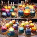 10/50g Sand Wax Natural Wax For Candle Sand Wax Candle Diy Decor Sand Painting Candle Making Dye Snowflake Wax Supplies.