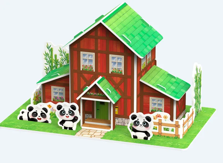 Kids%203d%20stereoscopic%20puzzle%20toys%203%20to%206%20years%20old%20house%20princess%20building%20blocks%20puzzle%20boy%20girl%203%20diy%20handmade%20house%20-%20Image%208