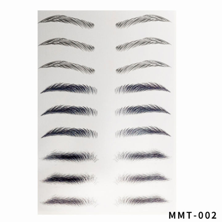 (New) portable lifel2024 1pc easy to use tattoo eyebrow sticker bionic waterproof long lasting eyebrow semi-permanent makeup cosmetics
