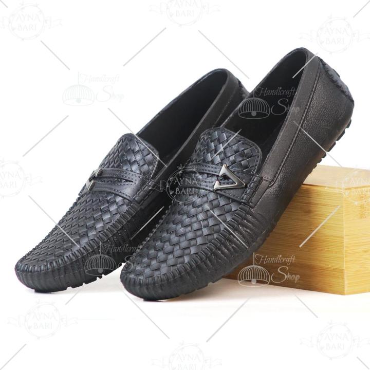 Rubber Sports Formal Loafer Shoe V Water Proof Slip On Loafer Shoes  for Men Full Rubber [Handicraft Shop]