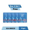 Aer Power Pocket Bathroom Freshener Sea Breeze 10 gm (Buy 4, Get 1 Free). 