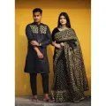 Saree & Panjabi Combo Dress for Couple. 