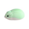 New Green Wireless Mouse Cute Hamster Design Mause 2.4G 1200 DPI Portable Computer Mice Gaming Gifts For Computer Laptop PC. 