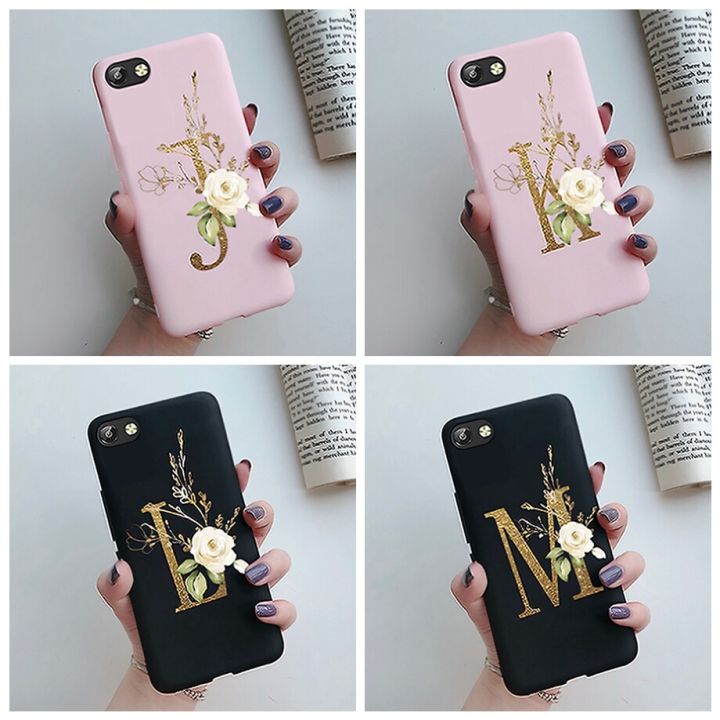 Cute Letters Case Vivo Y69 Soft TPU Bumper Shockproof Cover Casing