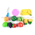 Play Food Toy cutting Fruit & Food cutter Set play Kitchen Kits early Education Toys for Girls 10 Pcs. 