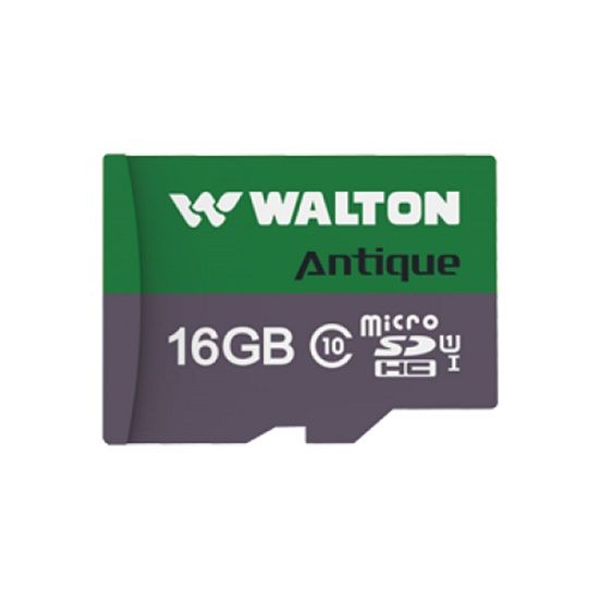 Walton 16gb Micro Sd Card with Adapter class-10/U1