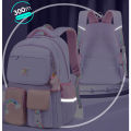Korean fashion rainbow shoulder strap school bag for teenagers girls Children's waterproof backpacks kids schoolbags mochilas. 
