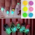 10g/Bag Luminous Powder Nail Art Glitter Glow In Dark Fluorescent Phosphor Pigment Long Lasting Manicure Eye Shadow Neon Dust.