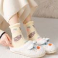 Cute Women  Socks Winter Thermal Thick Cotton Socks Warmful Fancy Trendy Cartoon Socks women Stockings. 