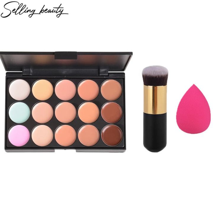 Full%20Coverage%20Concealer%20+%20Foundation%20Brush%20Makeup%20Set%20Cream%20Professional%20Contour%20Palette%20Professional%20Color%20Brush%20Sponge%20Puff%20-%20Image%204
