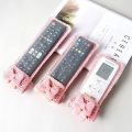 1 Pcs TV Remote Control Cover Air condition Remote Control Cover Textile Protective Bag. 