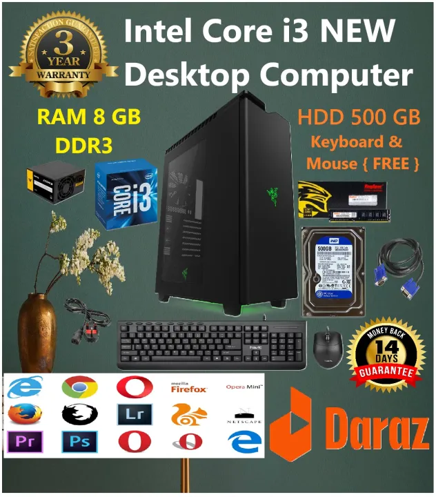 Intel%20Core%20i3%20RAM%208GB%20HDD%20500GB%20Graphics%202GB%20Built%20in%20Gaming%20PC%20Win%2010%2064%20Bit%20And%20Keyboard%20&%20Mouse%20NEW%20Desktop%20Computer%20Set%20-%20Image%203