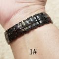 Women Men Health Therapy Magnetic Bracelet Power 4 in1 Negative Ions Germanium Stainless Steel Bangles Dropshipping / Wholesale.