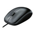 Logitech B100 Wired USB Mouse, 3-Buttons, Optical Tracking, Ambidextrous PC / Mac / Laptop - Black. 