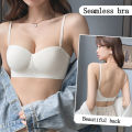 Seamless bra beautiful back bra gathered bra U back push up bra 3D CUP soft bra.