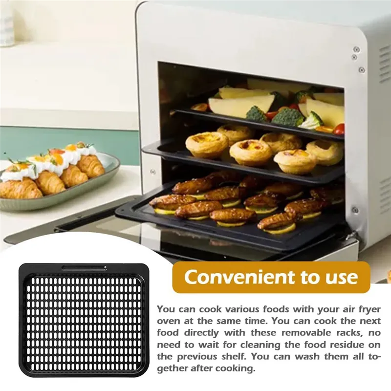 Cooking Tray Replacement, Mesh Cooking Rack Air Fryer Spare Parts