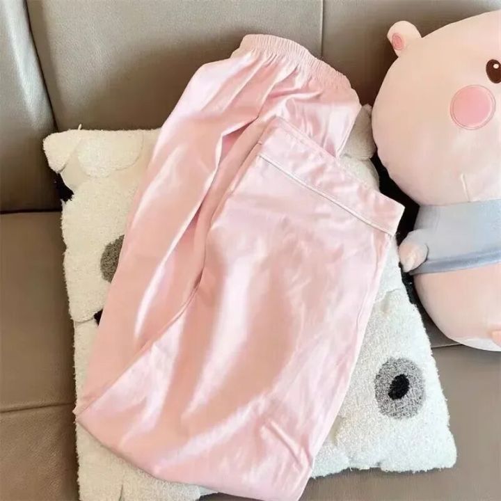 Sanrio%20Hello%20Kitty%20Pajamas%20Pants%20Kawaii%20Pijama%20Y2k%20Pyjama%20Pink%20Fluffy%20Suit%20Long-sleeved%20Trousers%20Onesize%20Cardigan%20Outfit%20Women%20-%20Image%203