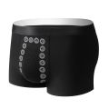 【Sleek】 Fiber Men's underwear Comfortable Polyester Breathable Men's boxers Magnetic therapy Lightweight Briefs for Daily wear Active. 